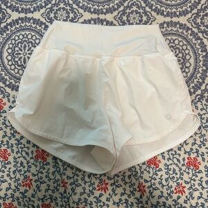 Women's White Athletic Shorts